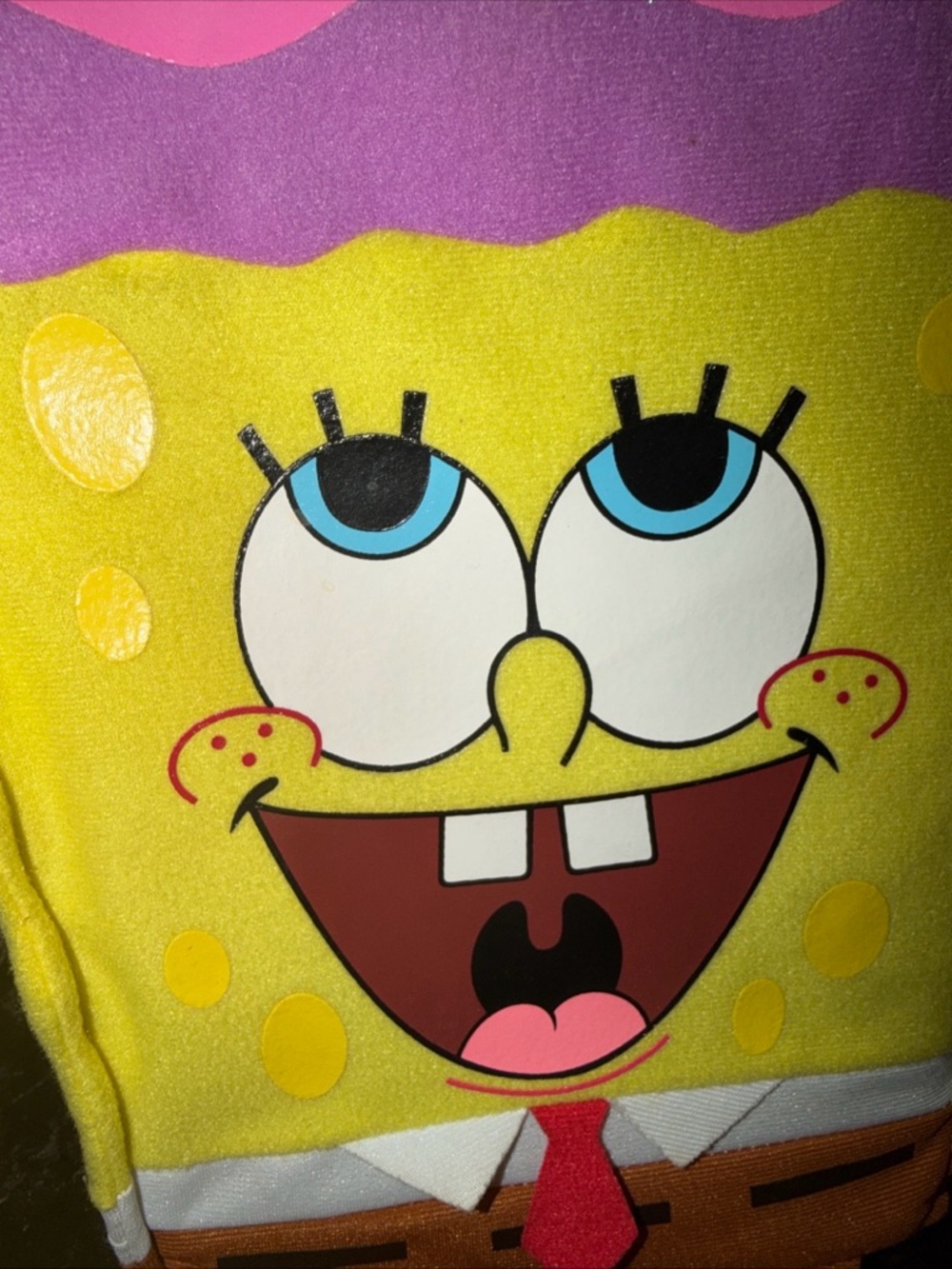 Nickelodeon Sponge  Bob Basket Tote Dangling Legs 2005 Beef Jerky Square Suckers - Picture 6 of 14